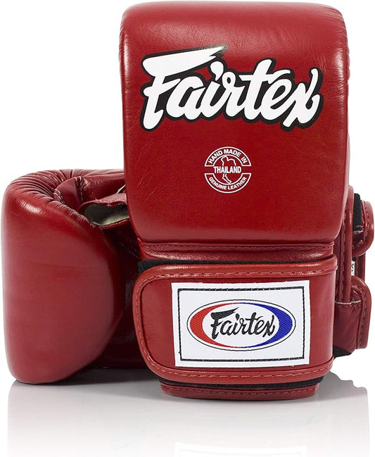 Fairtex TGO3 Muay Thai Boxing Gloves for Men, Women, Kids | Special Open Thumb Design | MMA Gloves, Kickboxing, Gym, Fitness | Premium Quality, Light Weight & Shock Absorbent Boxing Gloves