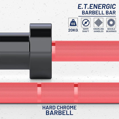 7ft Olympic Barbell Bar 45LB Load 1500-lbs Capacity Available 2" Olympic