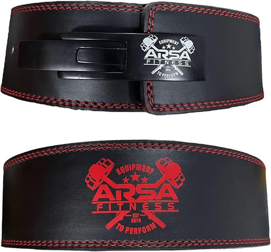 Arsa Fitness Weightlifting Adjustable Lever Belt for Men 10MM Thickness 4" Width