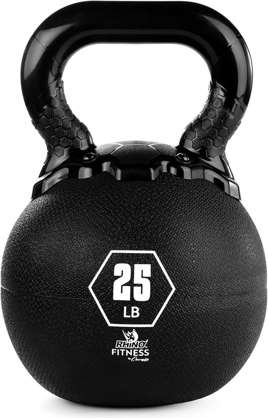 Champion Sports Rhino Kettlebell Rubber Weights