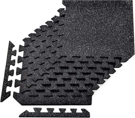 Yes4All Rubber Gym Flooring for Home Gym 0.56" Thick