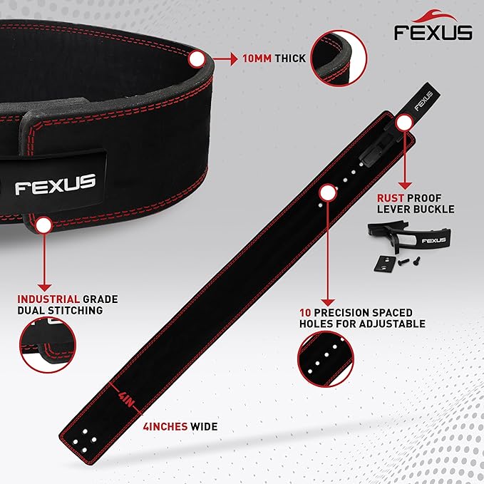 Weight Lifting Lever Belt for Men and Women 10MM Belt