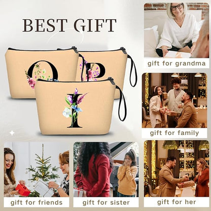 SEAMOON Birthday Inspirational Bridesmaid Proposal Team Small Gifts for Women Mom Aunt Teacher Sister Coworkers Makeup Cosmetic Bag Travel with Mirror Mothers Day Christmas Graduation I