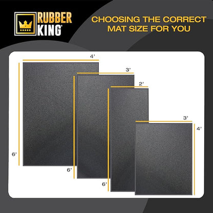 Rubber King Multi-Purpose Exercise Mat - 100% Recycled