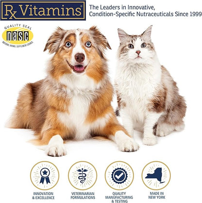 Rx Vitamins Rx Biotic - Probiotic Powder for Dogs and Cats - Cat Digestive Support & Probiotic for Dogs Gut Health - Cat Probiotics for Indoor Cats - Dog Probiotics for Digestive Health - 2.12oz