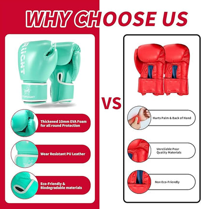 Boxing Gloves for Men Women, Sparring Training Punching MMA Kickboxing Boxing Gloves, Heavy Bag Workout Gloves for Boxing, Kickboxing, Muay Thai, MMA