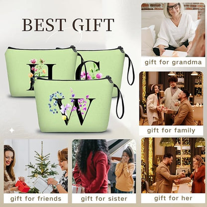 SEAMOON Birthday Inspirational Bridesmaid Proposal Team Small Gifts for Women Mom Aunt Teacher Sister Coworkers Makeup Cosmetic Bag Travel with Mirror Mothers Day Christmas Graduation W