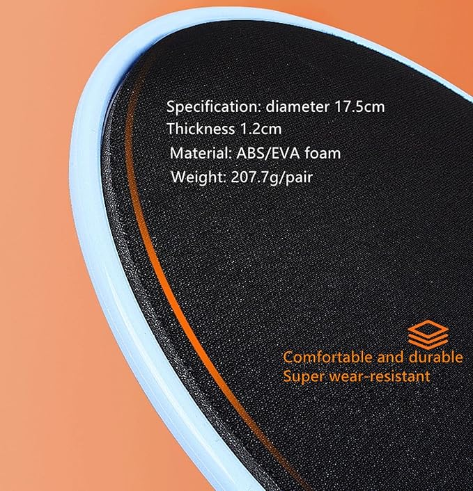 Double Sided Slide Core Slide Ultimate Core Coach Gym