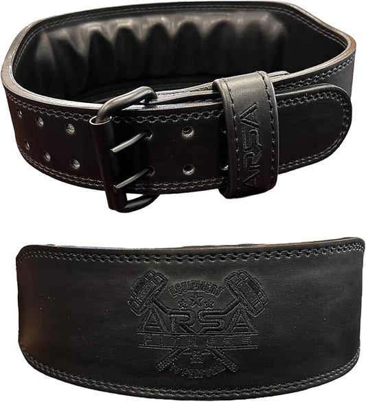 Premium Leather 9MM Thickness Weightlifting Belt for Men