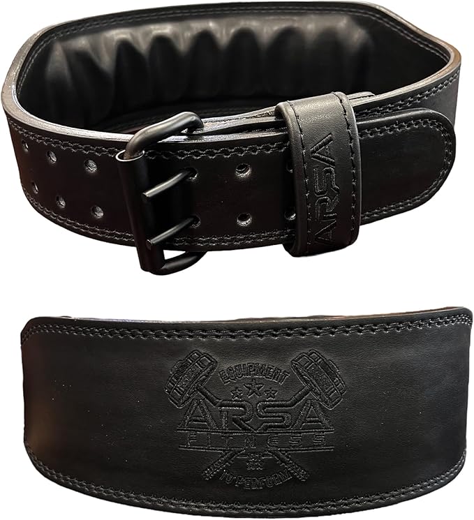 Premium Leather 9MM Thickness Weightlifting Belt for Men