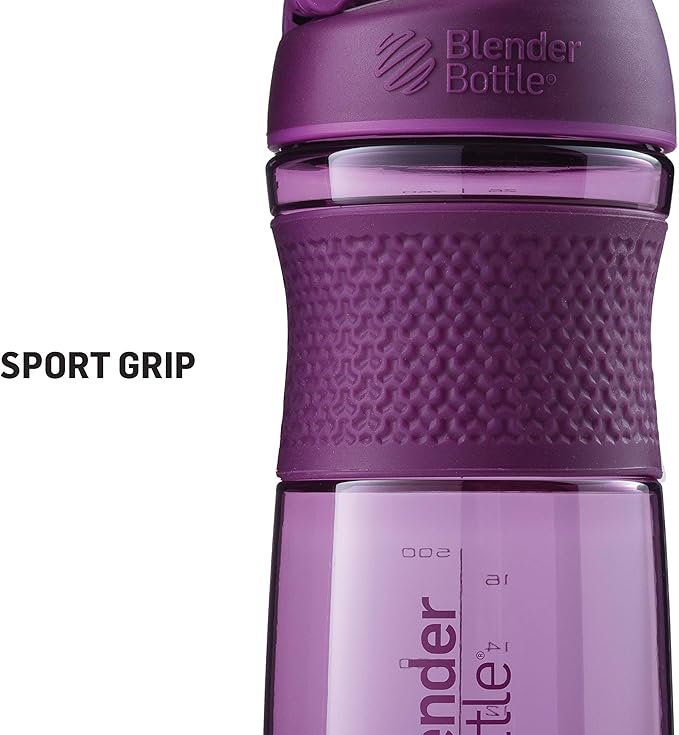 BlenderBottle SportMixer Shaker Bottle Perfect for Protein Shakes and Pre Workout, 28-Ounce, Rose