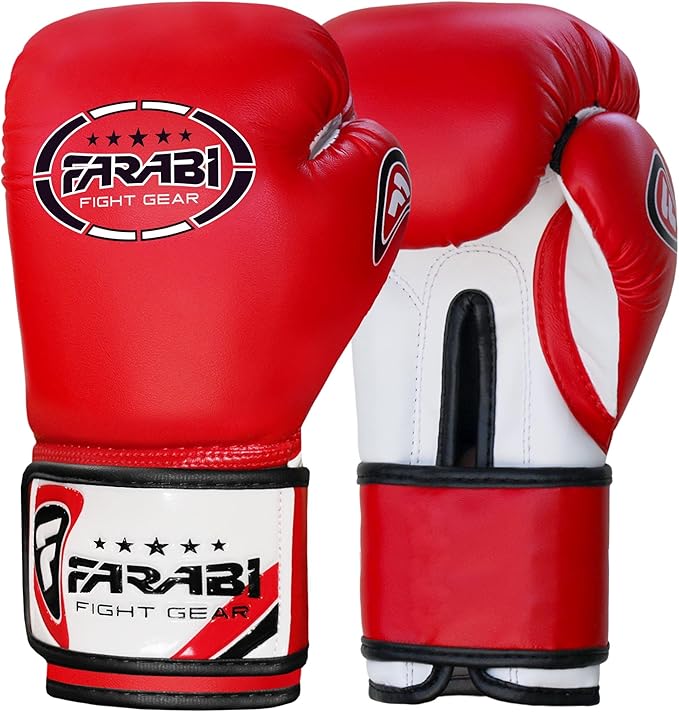 Farabi Sports Kids Boxing Gloves 4, 6, 8-oz Boxing Gloves for Kids Junior Boxing Gloves Youth Boxing Gloves Boys and Girls Boxing Training Gloves for MMA Muay Thai & Punching Bag