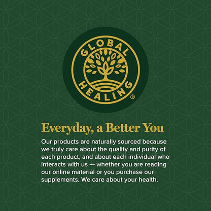 Global Healing Bio-Active Copper Supplement Cu1 - Cuprous Nicotinic Acid Helps Detox Body from Within - Supports Immune System & Red Blood Cell - Niacin Vitamin B3 Chelated Copper - 30 Capsules