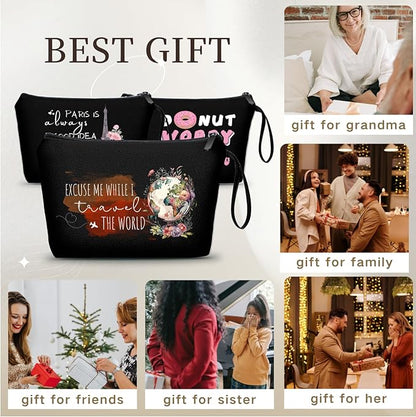 Travel Gifts - Makeup Bag Organizer for Women, Perfect for Birthday, Christmas, or Any Occasion