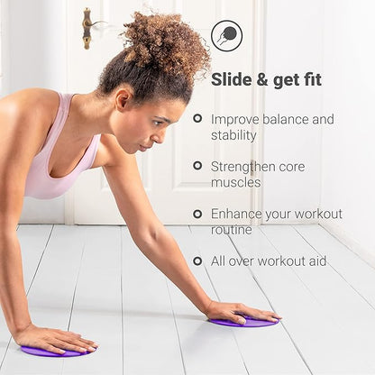 Live Infinitely Core Sliders – Dual Sided Fitness