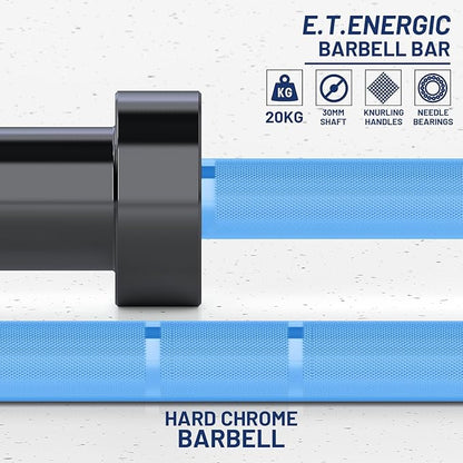 7ft Olympic Barbell Bar 45LB Load 1500-lbs Capacity Available 2" Olympic