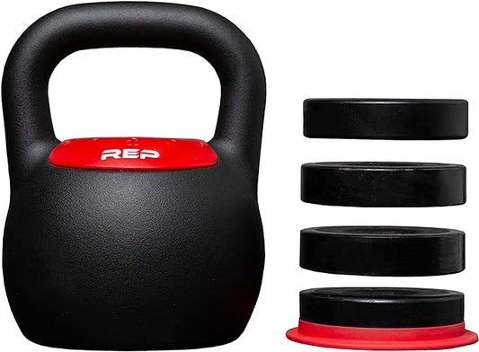 Rep Fitness Adjustable Kettlebell with Matte Powder Coating