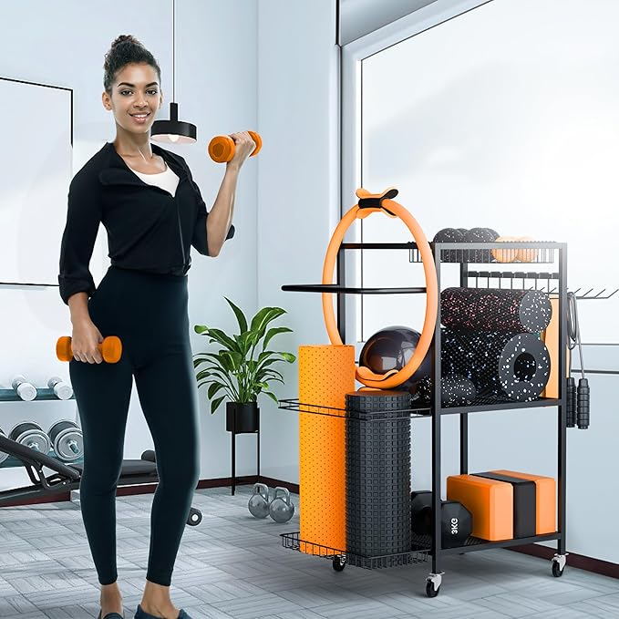 Home Gym Workout Equipment Storage system - Ideal