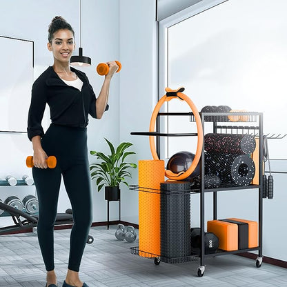 Home Gym Workout Equipment Storage system - Ideal