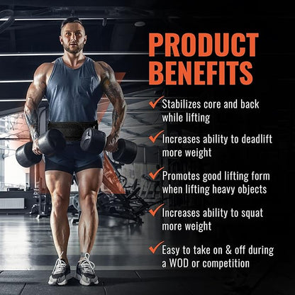 Weight Lifting Belt for Men and Women 6 Inch,