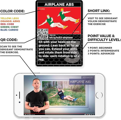 HIIT Interval Workout Game. Designed by Military Fitness