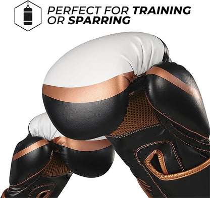 Sanabul Essential Gel Boxing Gloves for Men & Women, Kickboxing MMA, Muay Thai Gloves and Heavy Bag Training Punching & Sparring