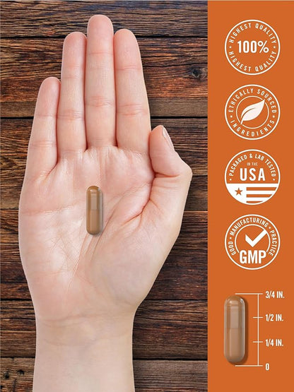 Carlyle Grass Fed Beef Liver Capsules 4500mg | 250 Count | Desiccated Supplement | Non-GMO, Gluten Free | by Herbage Farmstead