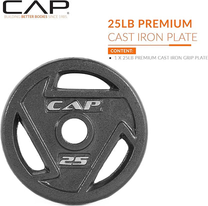 CAP Barbell 2-Inch Olympic Grip Weight Plate