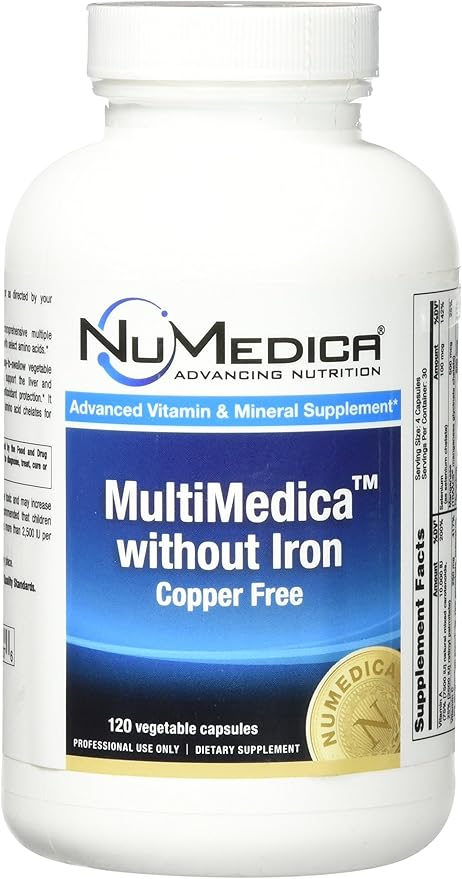 NuMedica - MultiMedica without Iron - 120 Vegetable Capsules