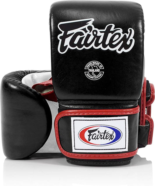 Fairtex TGO3 Muay Thai Boxing Gloves for Men, Women, Kids | Special Open Thumb Design | MMA Gloves, Kickboxing, Gym, Fitness | Premium Quality, Light Weight & Shock Absorbent Boxing Gloves