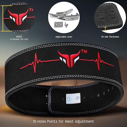Mytra Fusion Gym Belt with Lever Buckle Weight 4" wide