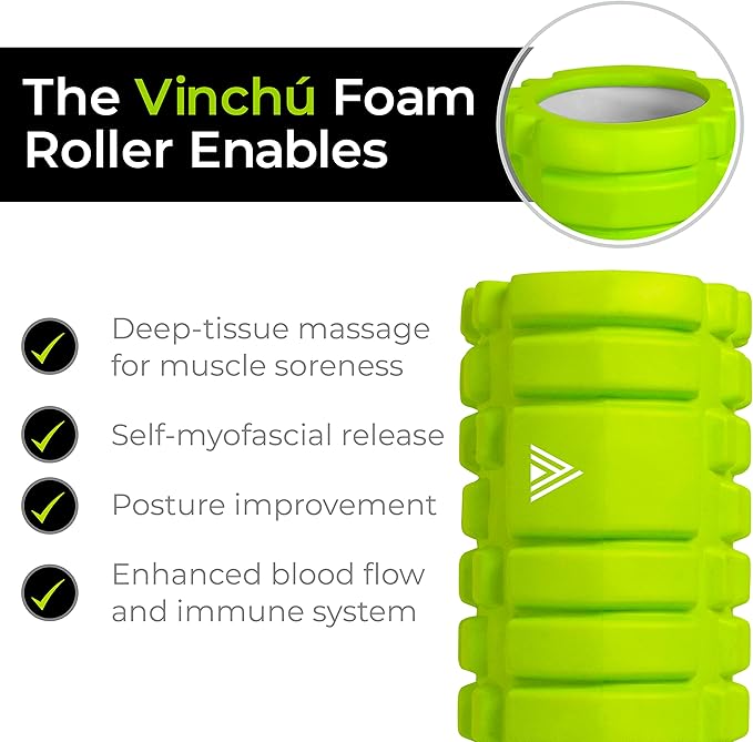 The Vinchu Foam Roller - Deep Tissue Massage