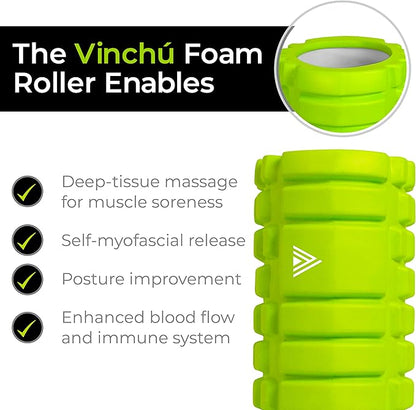 The Vinchu Foam Roller - Deep Tissue Massage