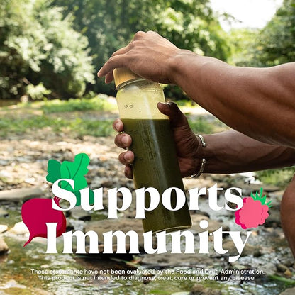 Amazing Grass Greens Superfood Powder: Greens Powder with Digestive Enzymes & Probiotics, Organic Spirulina, Chlorella, and Beet Root Powder, Original, 100 Servings