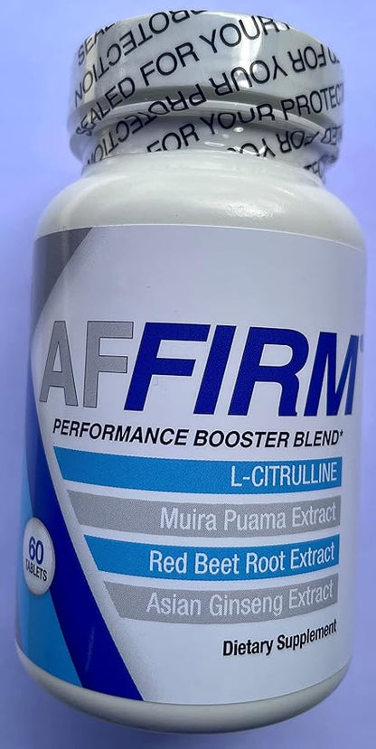 Affirm ffirm Science L-Citrulline Dietary Supplement 750mg 60 Tablets | Circulation and Male Performance | Created by Dr. Judson Brandeis