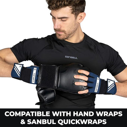 Sanabul Essential Gel Boxing Gloves for Men & Women, Kickboxing MMA, Muay Thai Gloves and Heavy Bag Training Punching & Sparring