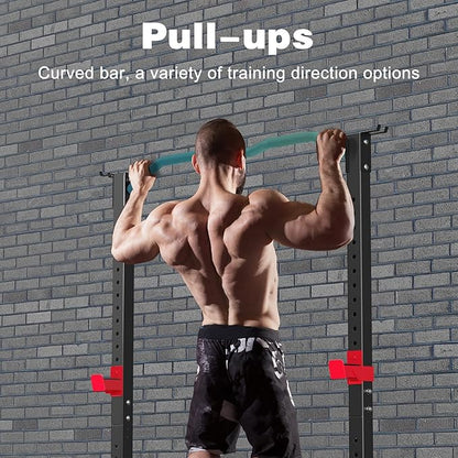 Power Cage Height Adjustable Squat Rack Home Gym