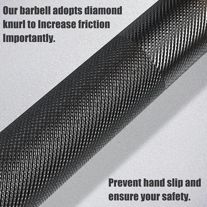 Elevens Olympic Barbell Barbells for Home Gym Fitness Weightlifting