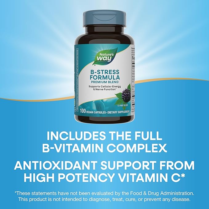 Nature's Way Premium Blend B-Stress Formula 100 vegan capsules