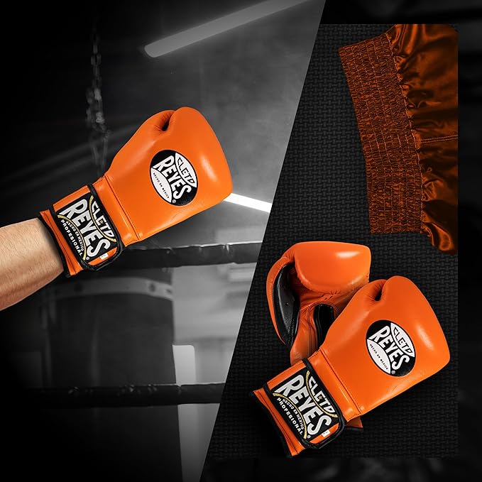 CLETO REYES Training Gloves with Leather Strap & Attached Thumb and Hook & Loop Closure