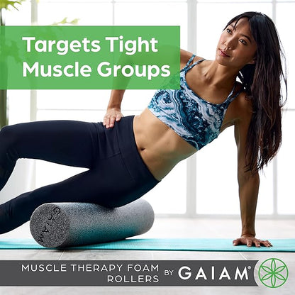 Gaiam Restore Foam Roller for Muscle Massage - (18 Inch 36 Inch)