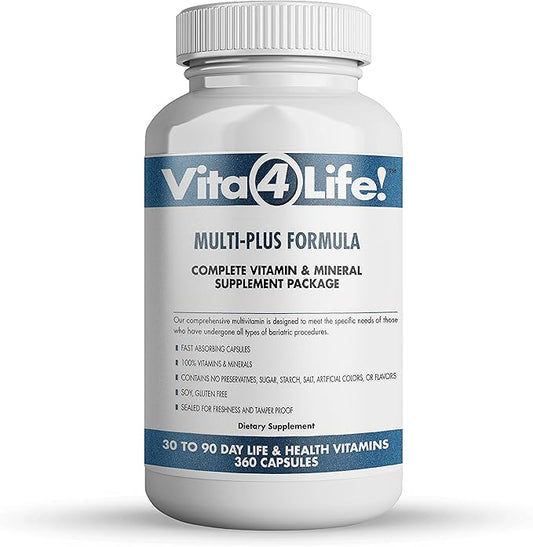Bariatric Multivitamins, Multi-Plus Formula – (360 Count)