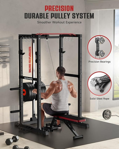 Sportsroyals Power Cage 1600lbs Multi-Function