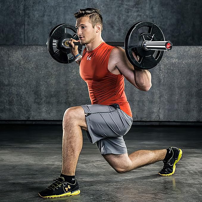 Olympic Barbell EZ Bar Curl Bar 4ft/5ft/7ft 2 Inch (300lb/330lb/400lb/700lb/1000lb/1500lb)
