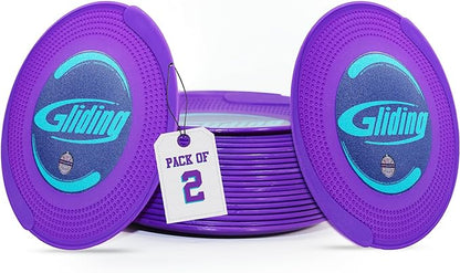 Gliding Discs for Working Out - Exercise Sliders 1 Pair, 4 Streaming