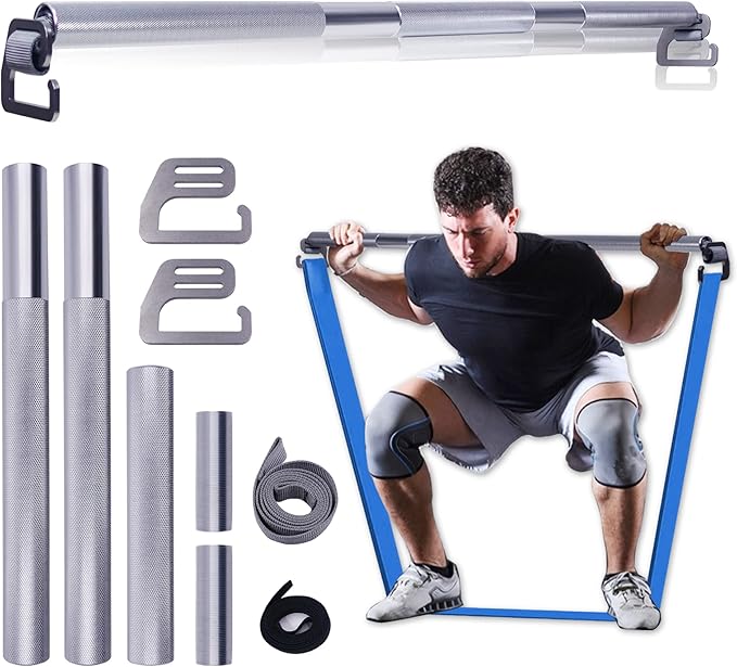 J Bryant Fitness Resistance Band Exercise Bar Large 37.8" Length