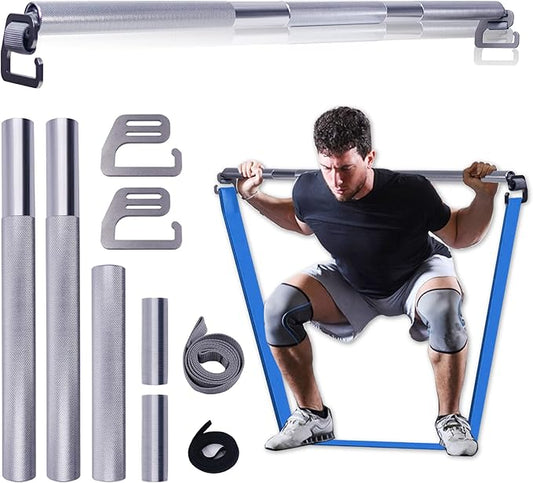 J Bryant Fitness Resistance Band Exercise Bar Large 37.8" Length