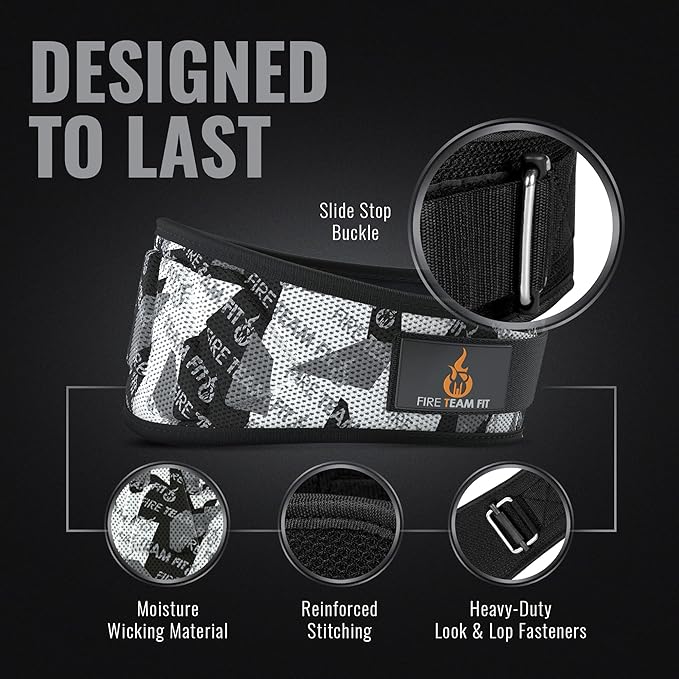 Weight Lifting Belt for Men and Women 6 Inch,