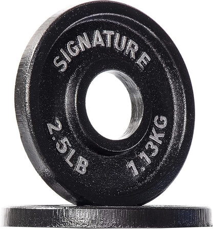 Signature Fitness Deep Dish 2-Inch Olympic Cast Iron