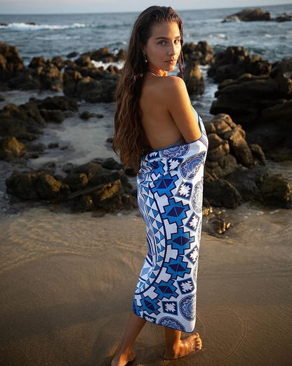 Elite Trend Microfiber Beach Towel - Extra Large 78x35 Inch